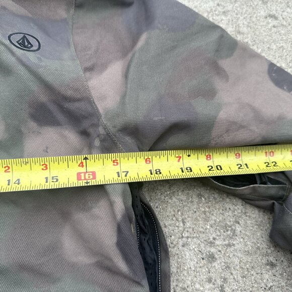 Volcom Stone Camo Snow Ski Camo Youth Boys Jacket Size Large 12y - Picture 9 of 9